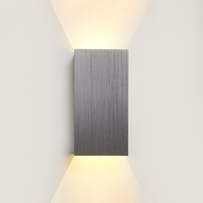 Moderner Stil Aluminium Wandleuchte 2 Lichter Wandleuchten für Wohnzimmer