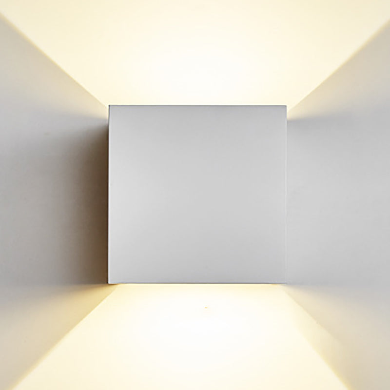 Moderner Stil Aluminium Wandleuchte 2 Lichter Wandleuchten für Wohnzimmer