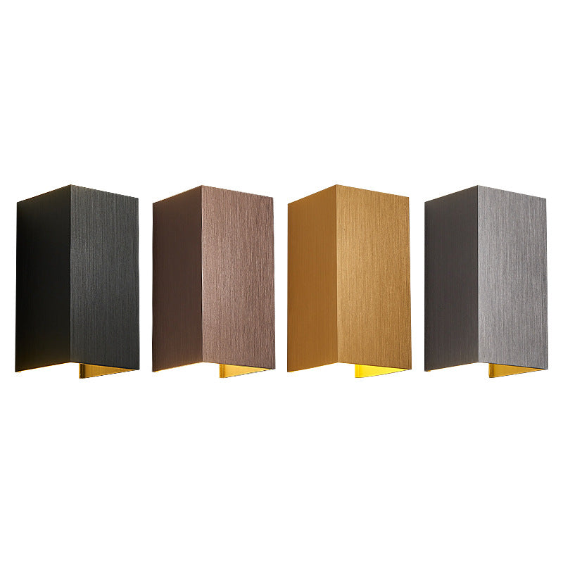 Moderner Stil Aluminium Wandleuchte 2 Lichter Wandleuchten für Wohnzimmer