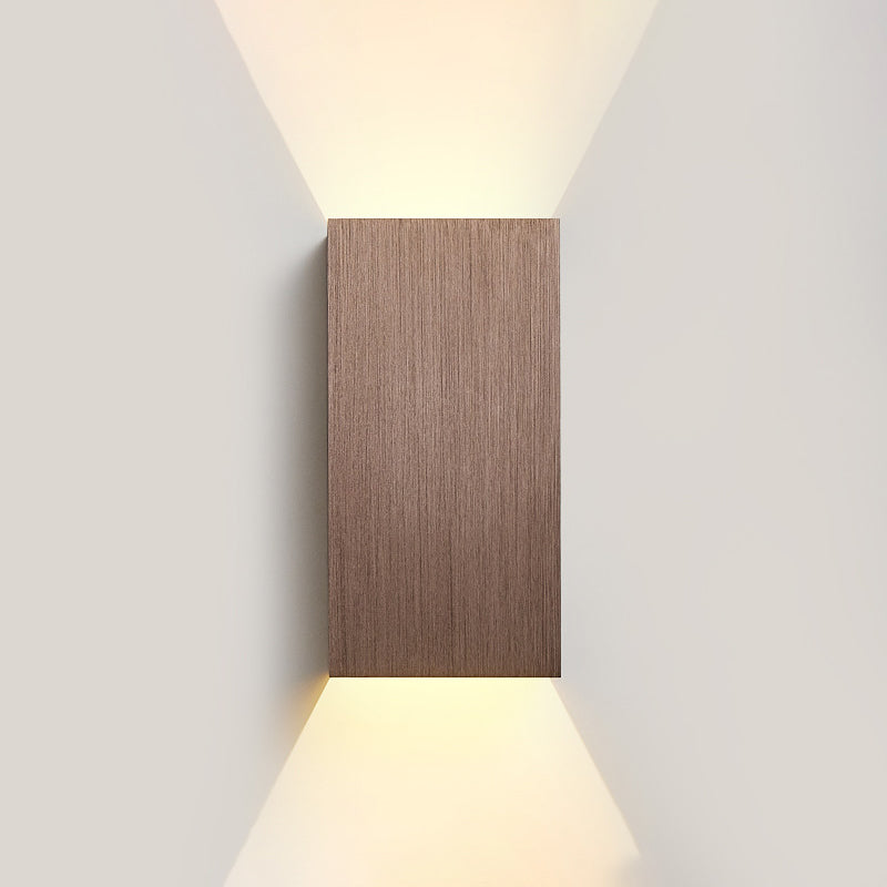 Moderner Stil Aluminium Wandleuchte 2 Lichter Wandleuchten für Wohnzimmer