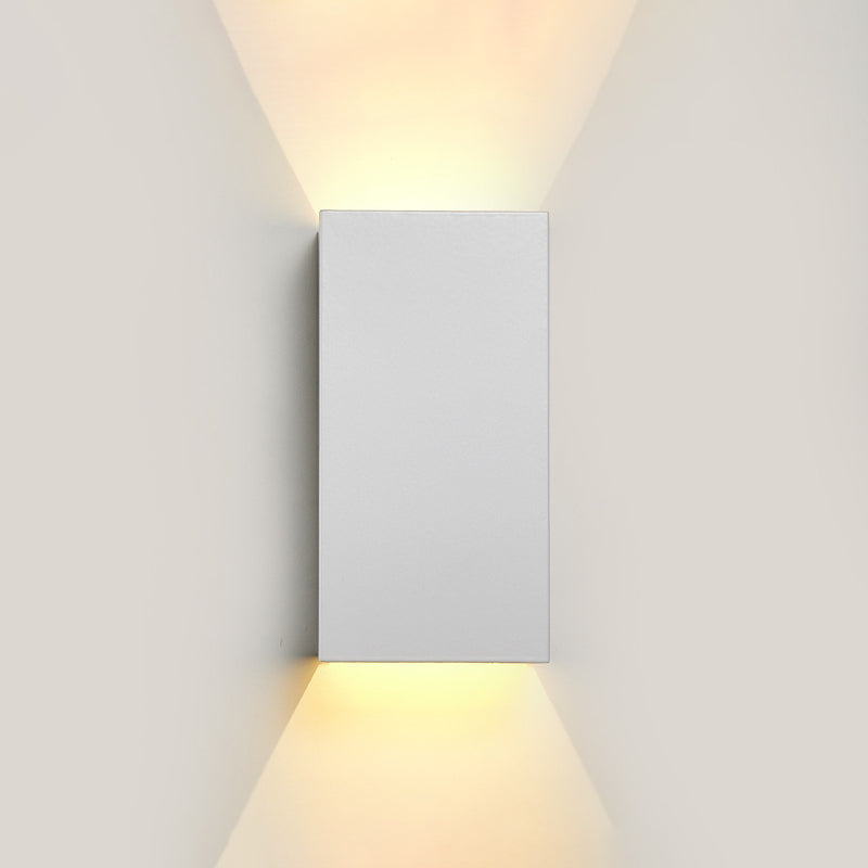 Moderner Stil Aluminium Wandleuchte 2 Lichter Wandleuchten für Wohnzimmer