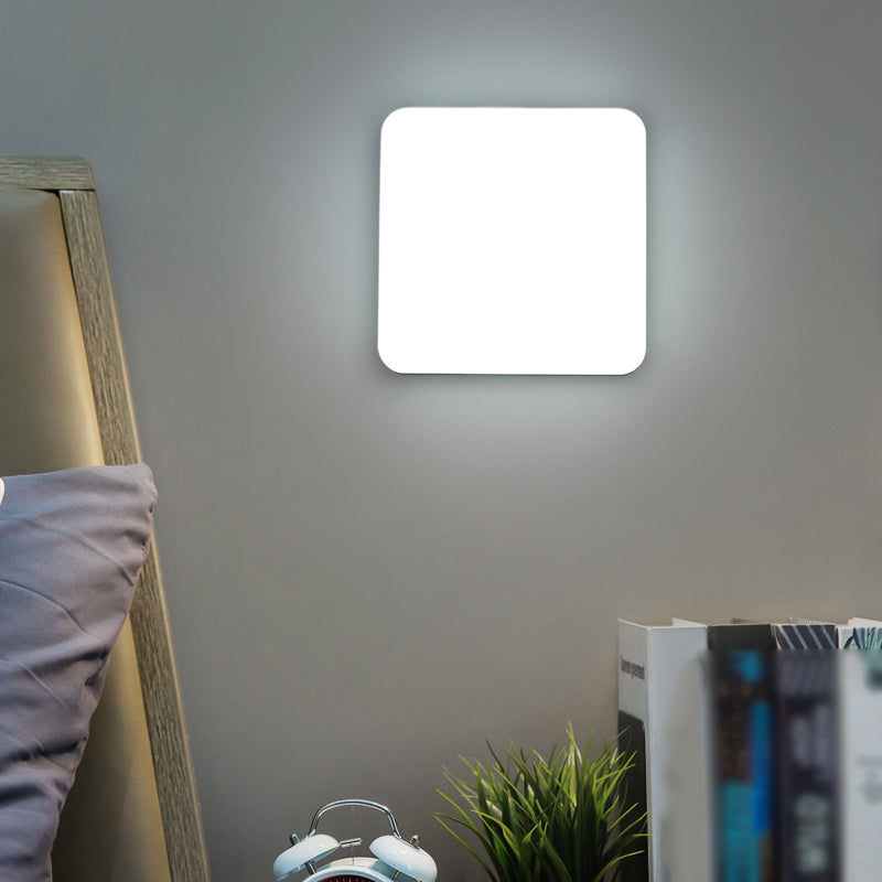 Moderner Stil weiße Wandlicht geometrische Form LED Wandleuchten für Wohnzimmer