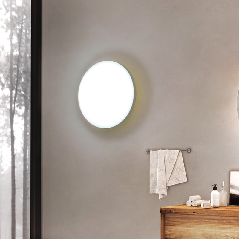 Moderner Stil weiße Wandlicht geometrische Form LED Wandleuchten für Wohnzimmer