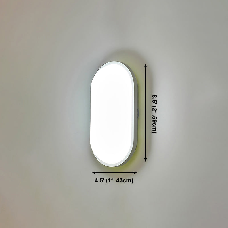 Moderner Stil weiße Wandlicht geometrische Form LED Wandleuchten für Wohnzimmer