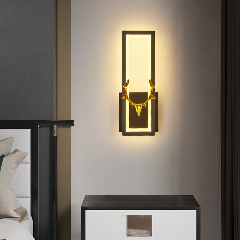 Nordischer Metall Wandleuchte geometrische LED -Wandleuchte für Wohnzimmer