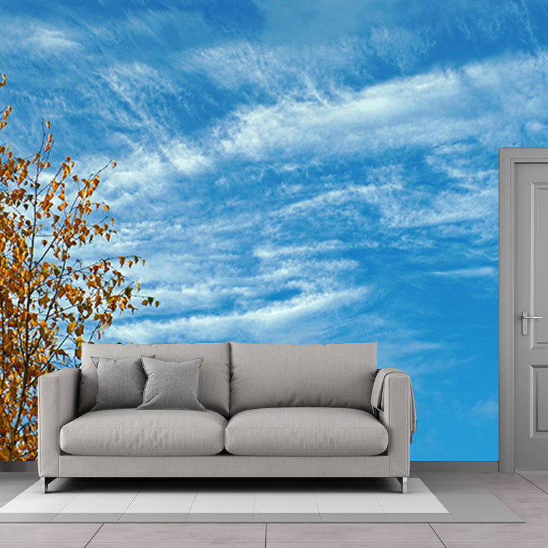 Customized Sky Wall Mural Photography Sleeping Room Wall Mural