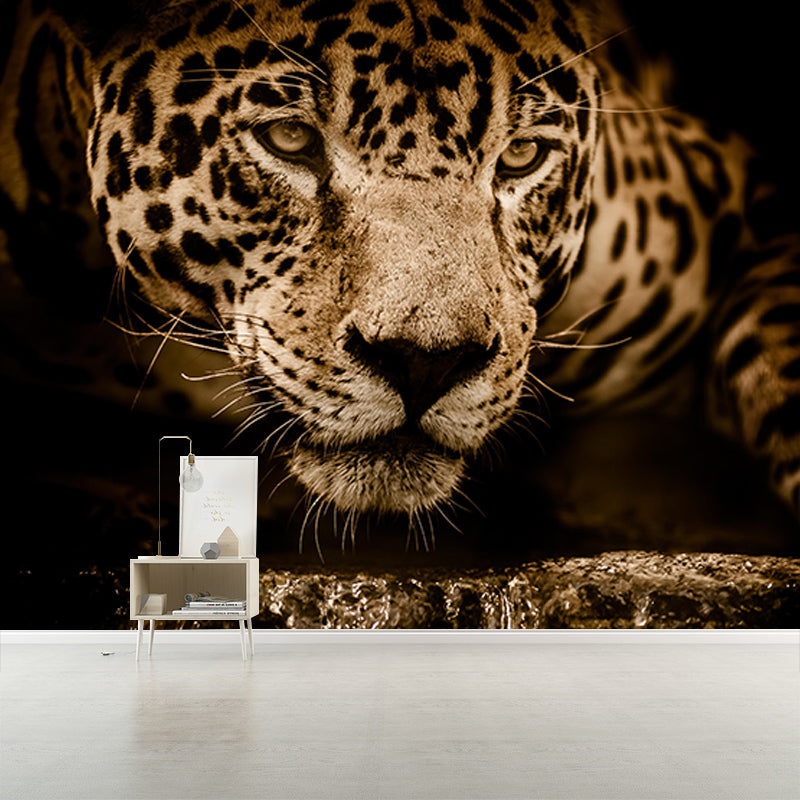 Wild Animal Mildew Resistant Mural Contemporary Sitting Room Wall Mural