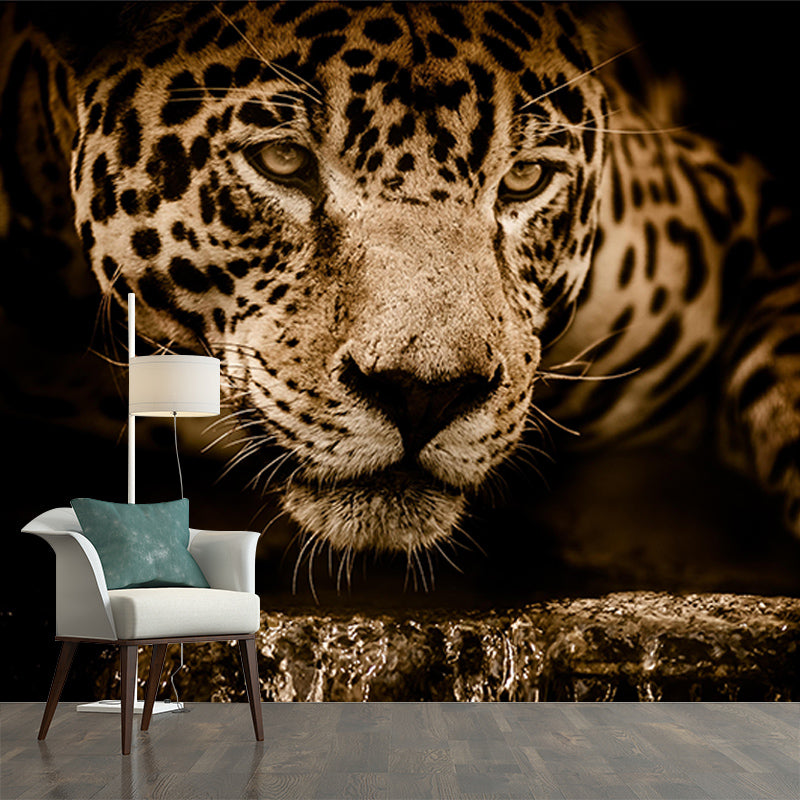 Wild Animal Mildew Resistant Mural Contemporary Sitting Room Wall Mural