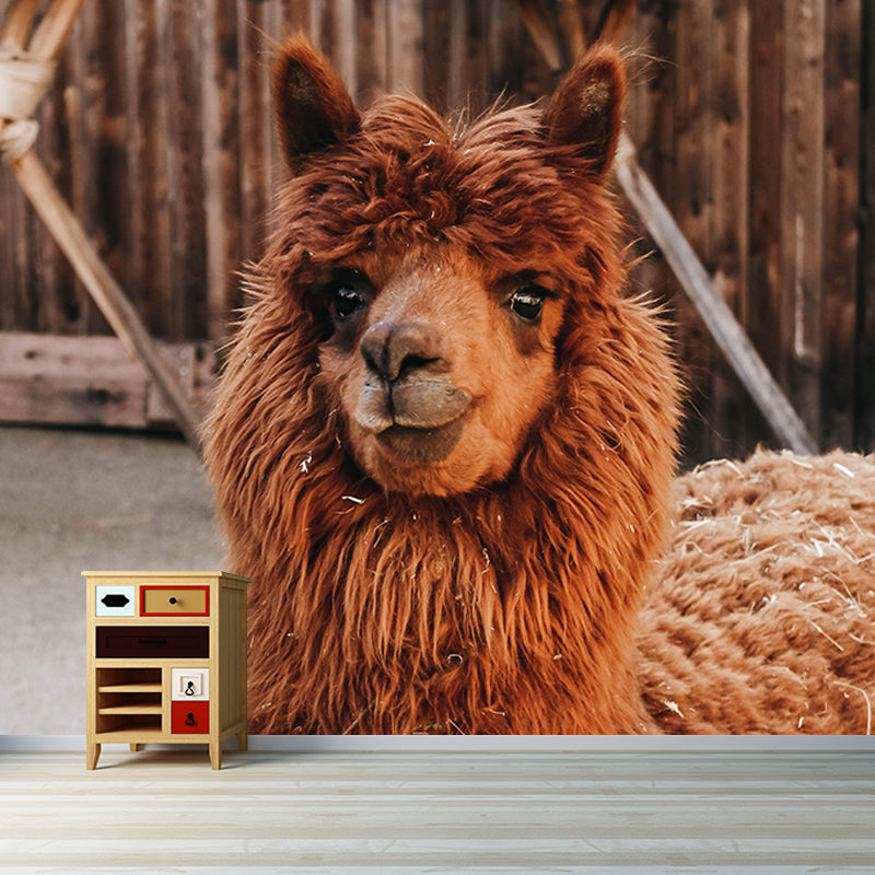 Customized Wild Animal Mural Contemporary Living Room Wall Mural