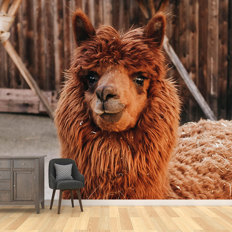 Customized Wild Animal Mural Contemporary Living Room Wall Mural