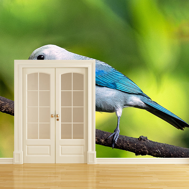 Bird Mildew Resistant Wild Animal Mural Contemporary Photography Bedroom Wall Mural