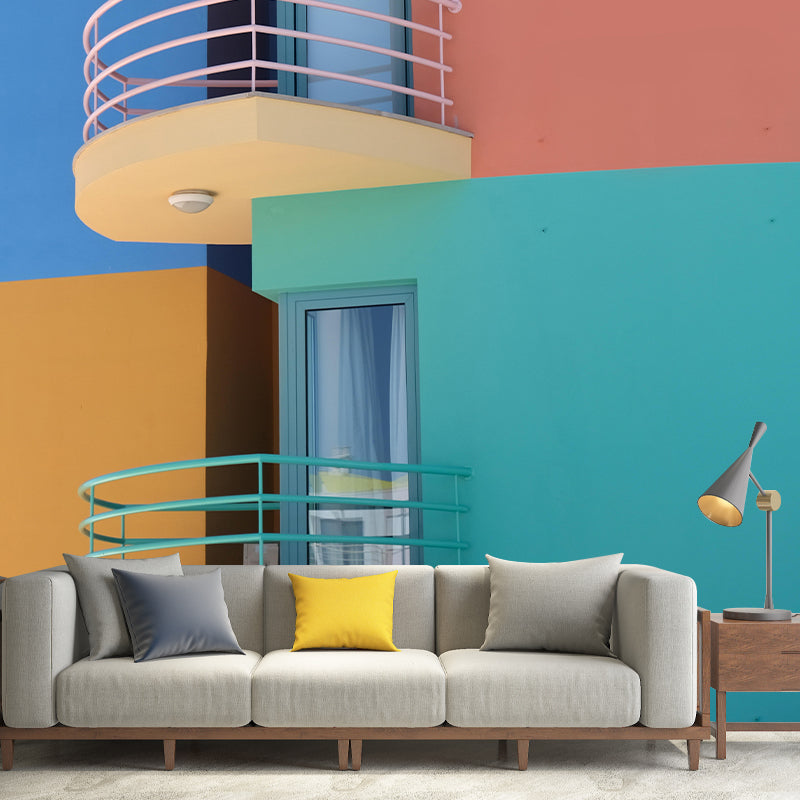 Wall Mural Horizontal Photography Architecture Mural Eco-friendly Wallpaper for Bedroom