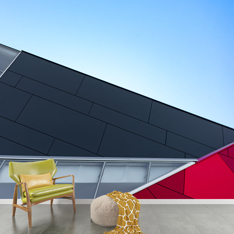 Vivid Scene Environmental Architecture Mural Eco-friendly Wallpaper for Home Decor