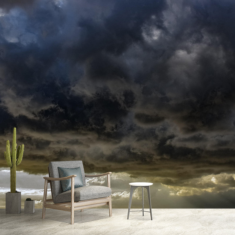 Clouds Landscapes Photography Wallpaper Mural Eco-friendly Wallpaper for Room
