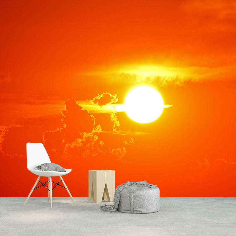 Eco-friendly Horizontal Photography Sky Mural Wallpaper for Home