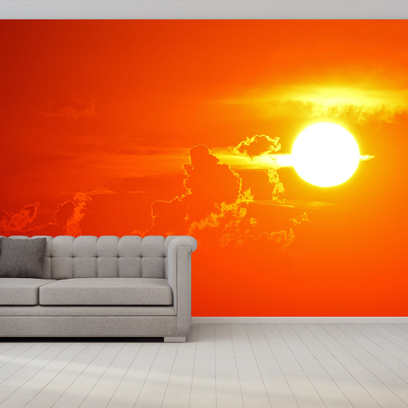 Eco-friendly Horizontal Photography Sky Mural Wallpaper for Home