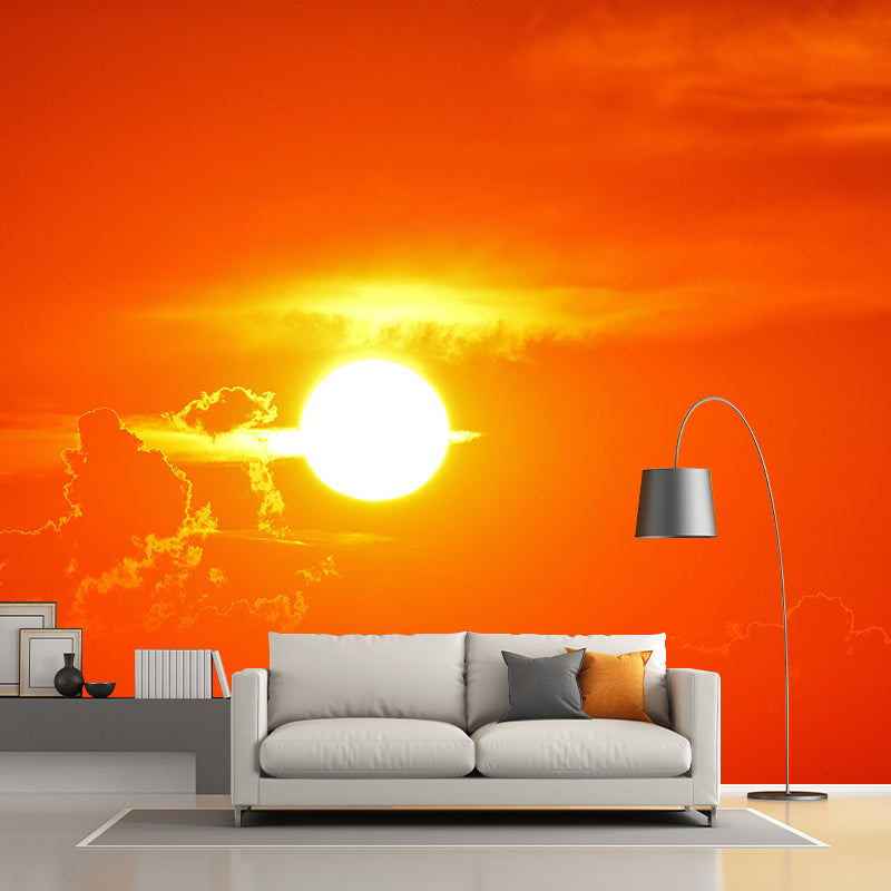 Eco-friendly Horizontal Photography Sky Mural Wallpaper for Home