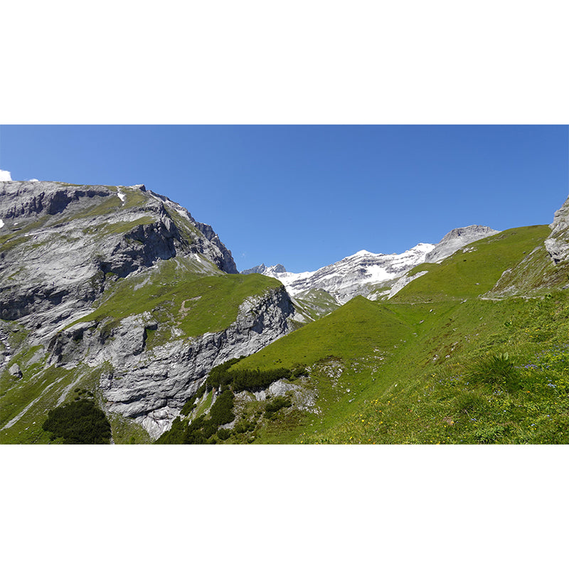 Mountain Scenery Photography Landscapes Mural Eco-friendly Wallpaper for Bedroom