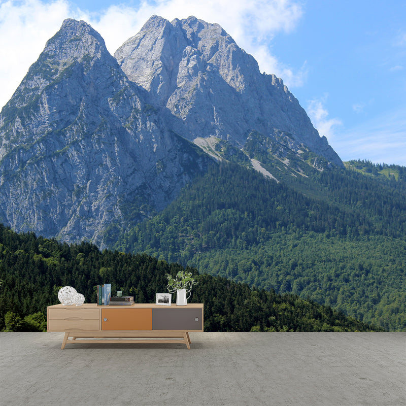Mountain Scenery Photography Landscapes Mural Eco-friendly Wallpaper for Bedroom