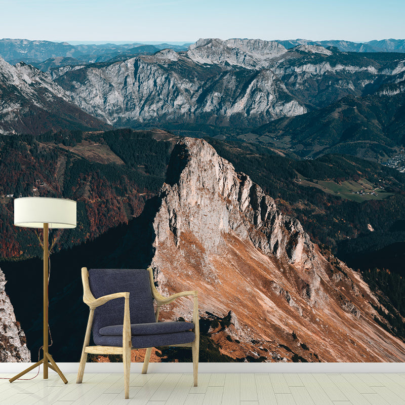 Mountain Forest Landscapes Customized Mural Eco-friendly Wallpaper for Home