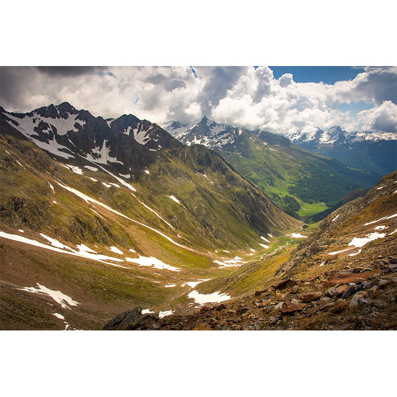 Forest Mountain Photography Landscapes Mural Eco-friendly Wallpaper for Wall Decor