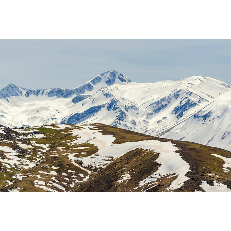 Huge Cloud Mountain Photography Mural Eco-friendly Wallpaper for Home Decor