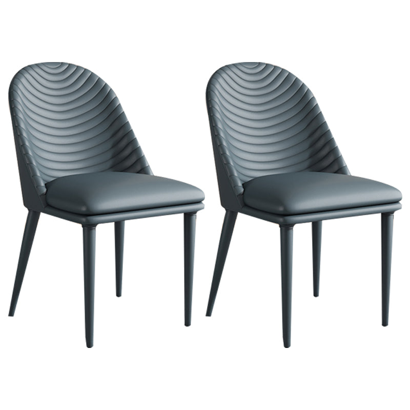 Modern Contemporary Dining Room Side Chairs Metal Parsons Chair