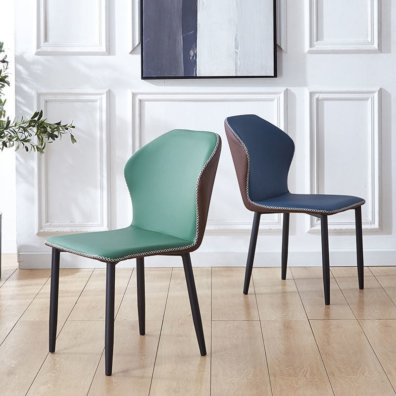 Silla auxiliar contemporánea Sillas con respaldo de metal para interiores y exteriores