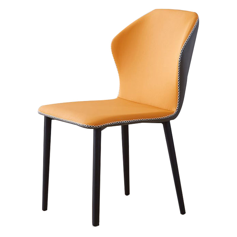 Silla auxiliar contemporánea Sillas con respaldo de metal para interiores y exteriores