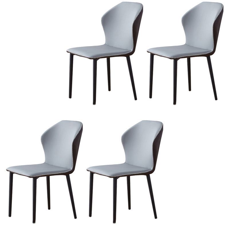 Silla auxiliar contemporánea Sillas con respaldo de metal para interiores y exteriores