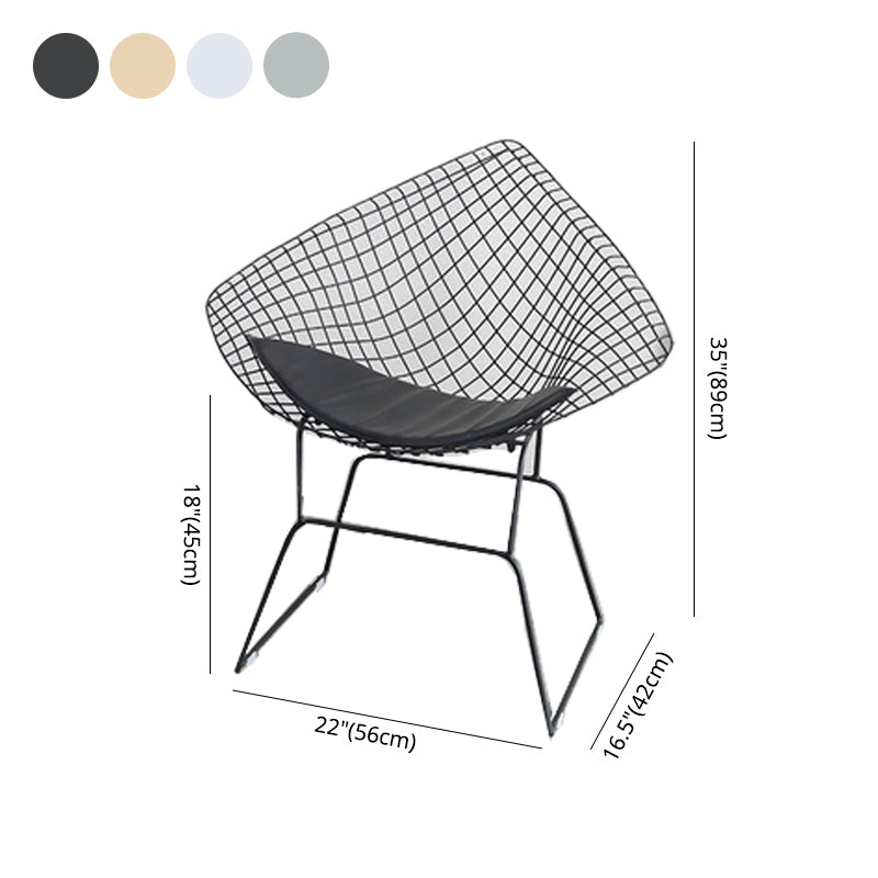 Glam -stijl eetkamerstoelen keuken eetwarmeloze stoelen met metalen benen