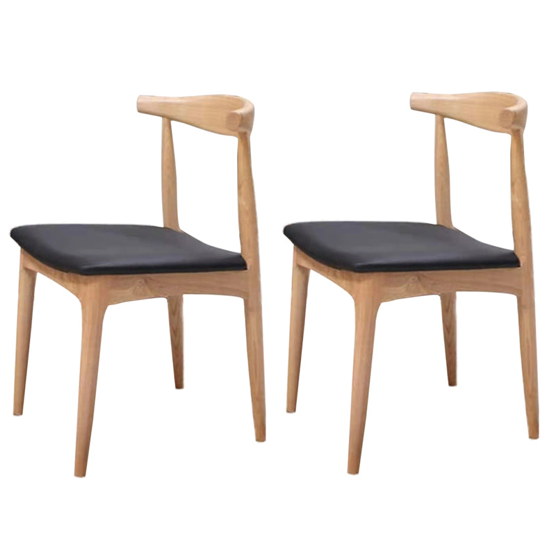 1/2/3/5 PCs Holz moderner Esstisch Set mit runden Tisch- und Holzstühlen Esset Set