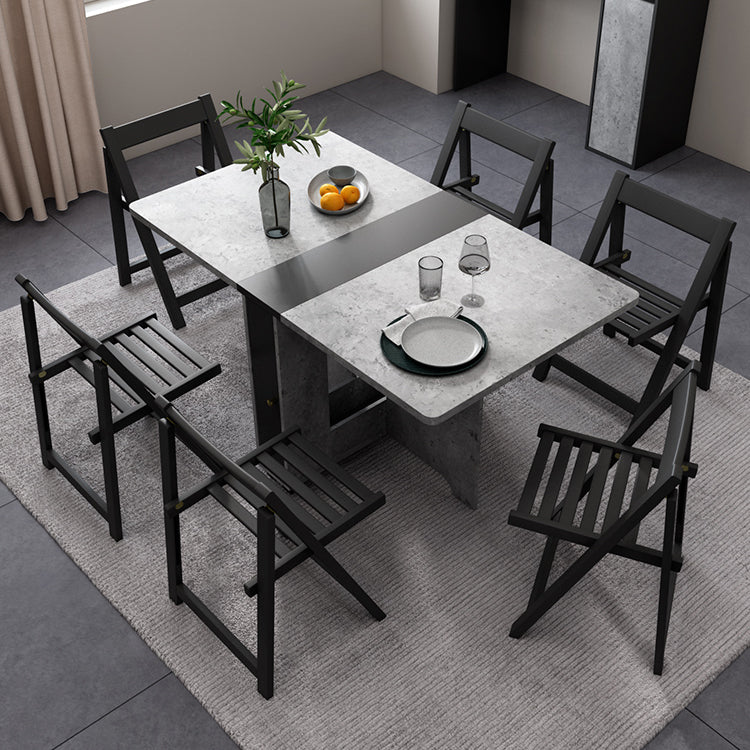 1/2/3/5/7 pc's houten moderne eetkamer set met opvouwbare tafel dinette set