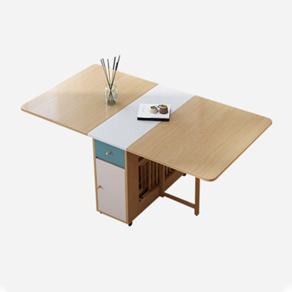 1/2/3/5/7 pc's houten moderne eetkamer set met opvouwbare tafel dinette set