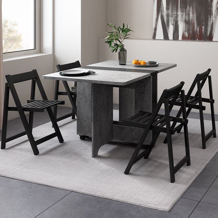 1/2/3/5/7 pc's houten moderne eetkamer set met opvouwbare tafel dinette set