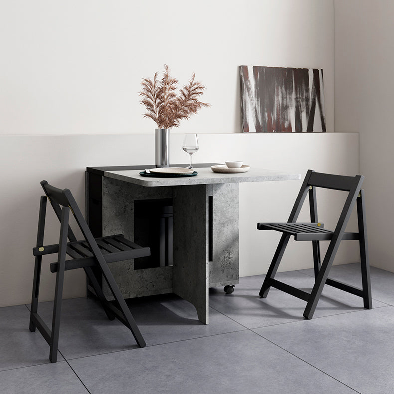 1/2/3/5/7 pc's houten moderne eetkamer set met opvouwbare tafel dinette set