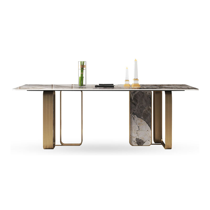 Luxe 1/2/3/5/6/7/8/9 stukken Dinerset met stenen eettafel en stoelen dinette set