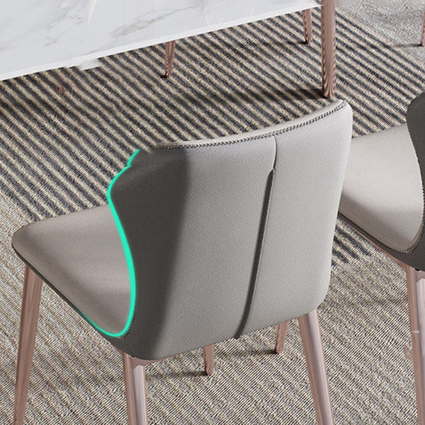 Uitbreidbare 1/4/5/7 stukken Dinerset gesinterde stenen eettafel ingesteld met stoelen