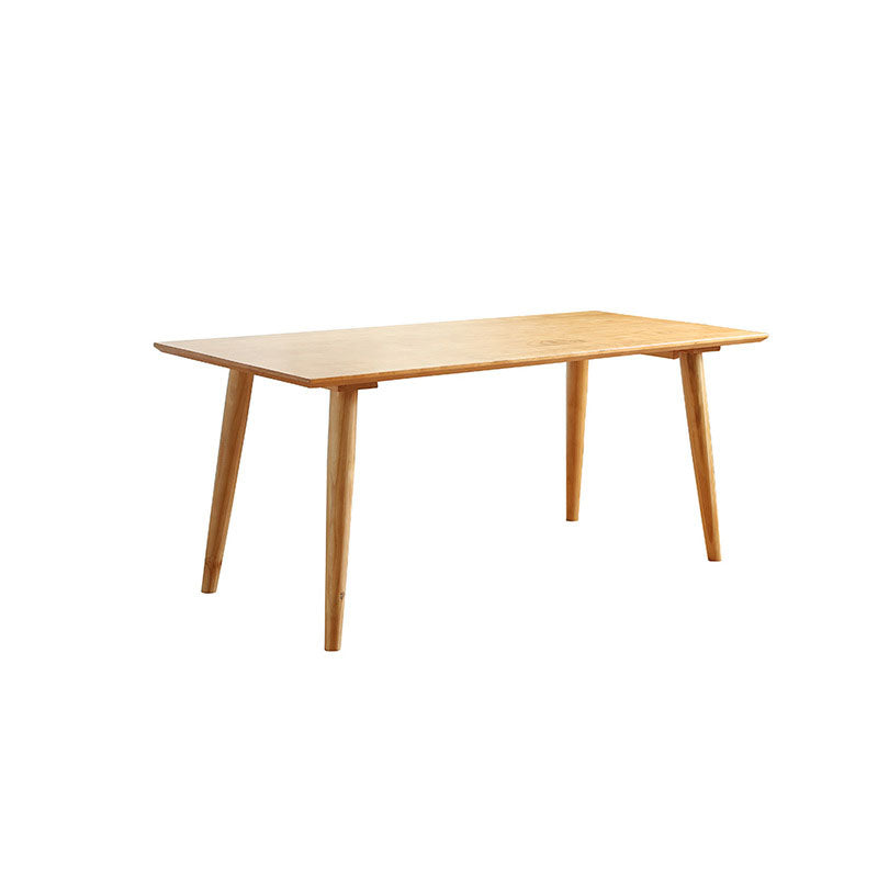 2/3/4/5/7 PCs Modernes Esset mit Rechtecktisch und Holzstühlen Dinette Set