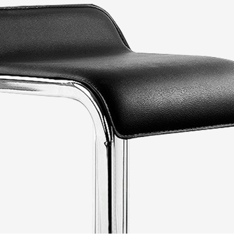 Industrieller, mit PU-Leder gepolsterter Barhocker, höhenverstellbare, drehbare Barhocker