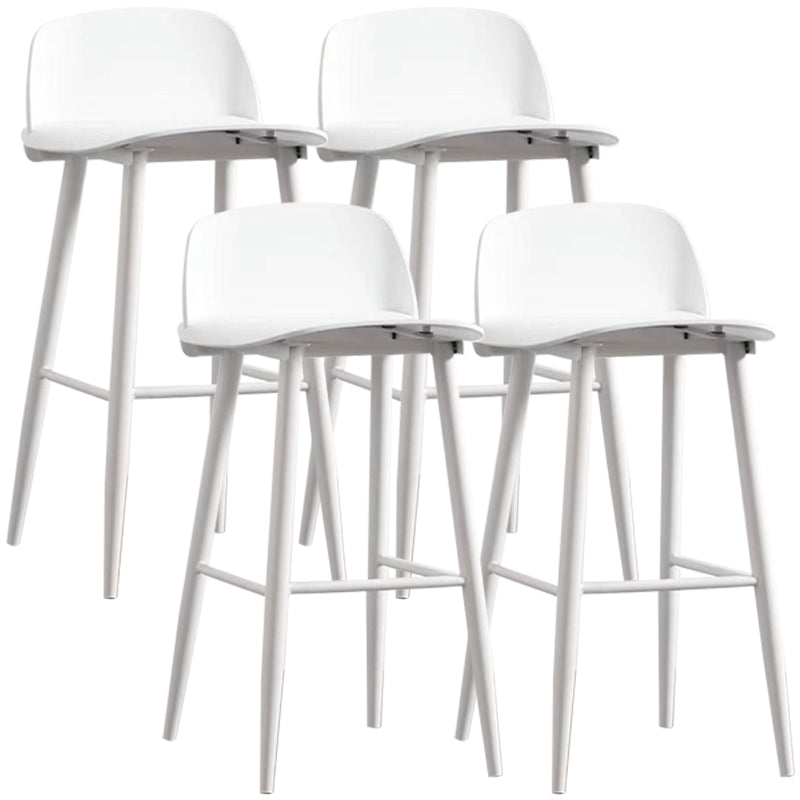 Scandinavian Style Bar-stool with Square Seat Counter Stool for Restaurant Bar