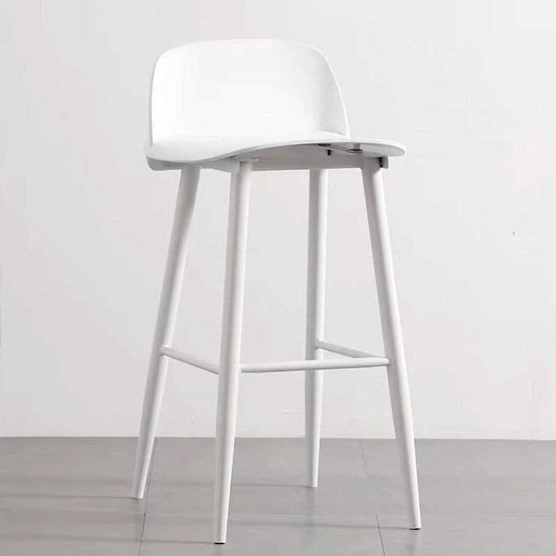 Scandinavian Style Bar-stool with Square Seat Counter Stool for Restaurant Bar