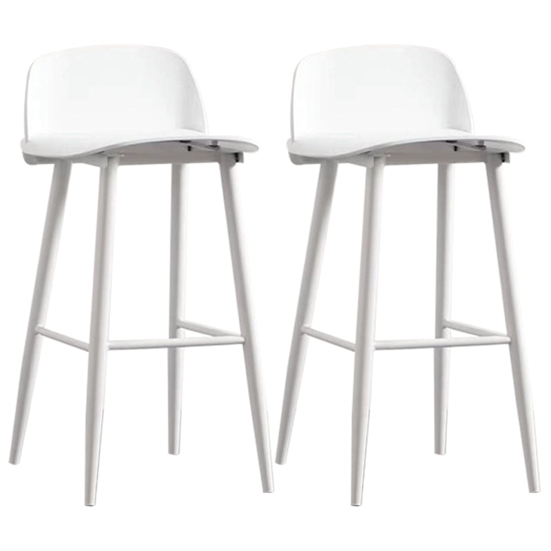 Scandinavian Style Bar-stool with Square Seat Counter Stool for Restaurant Bar