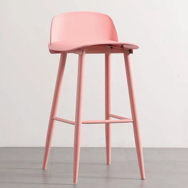 Scandinavian Style Bar-stool with Square Seat Counter Stool for Restaurant Bar