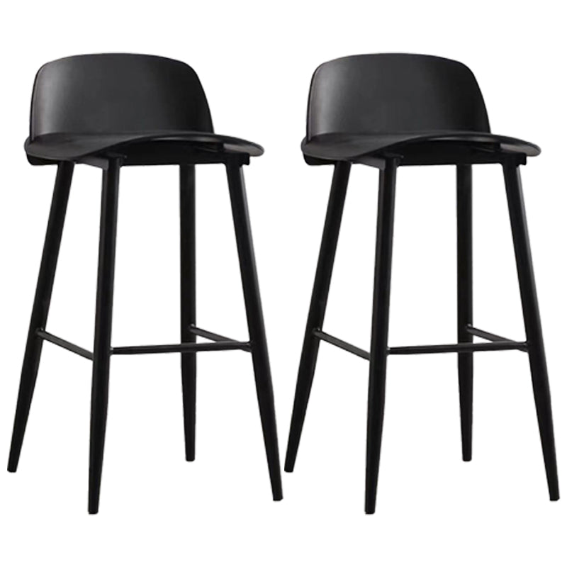 Scandinavian Style Bar-stool with Square Seat Counter Stool for Restaurant Bar