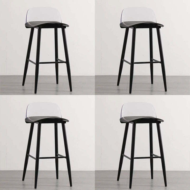 Scandinavian Style Bar-stool with Square Seat Counter Stool for Restaurant Bar