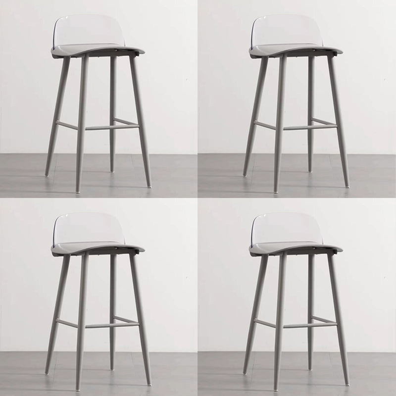 Scandinavian Style Bar-stool with Square Seat Counter Stool for Restaurant Bar