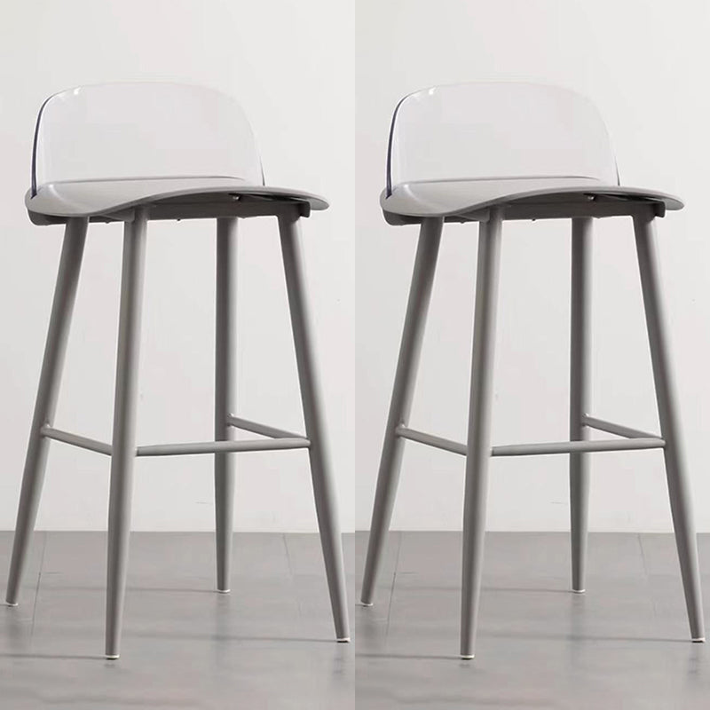 Scandinavian Style Bar-stool with Square Seat Counter Stool for Restaurant Bar