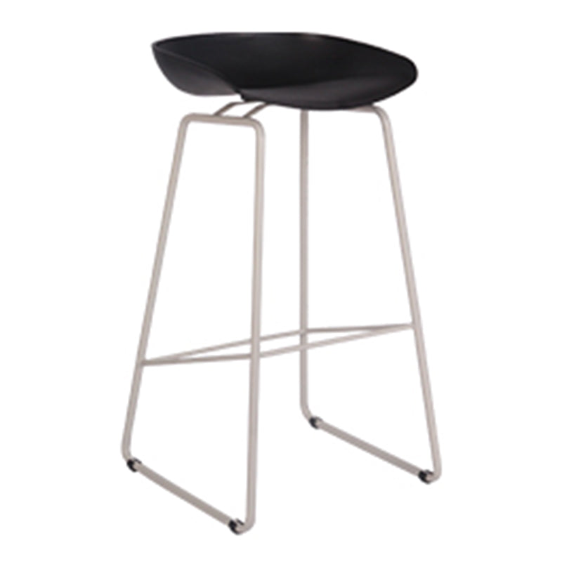 Scandinavian Style Bar-stool with Bucket Seat Counter Stool for Kitchen Bar