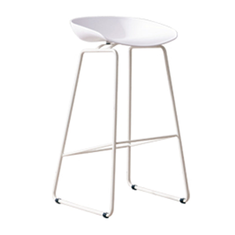 Scandinavian Style Bar-stool with Bucket Seat Counter Stool for Kitchen Bar